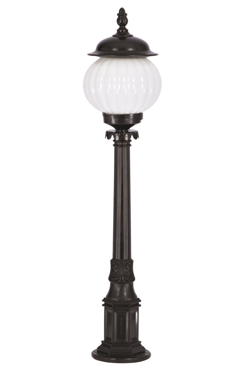 Lampadar de exterior M3BOP Negru 23x23 cm