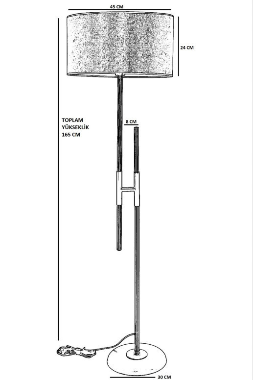 Lampadar Felix Vintage - 3 | YEO