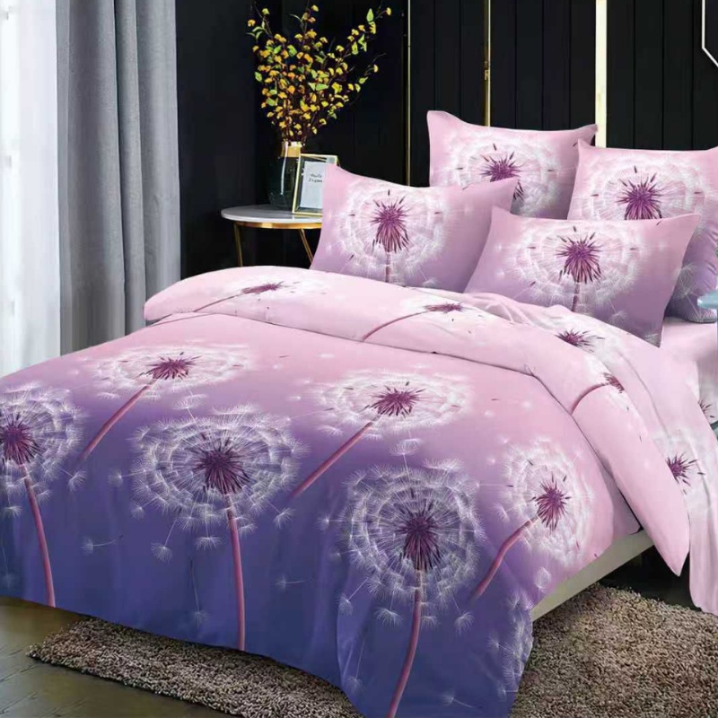 Lenjerie cu elastic 180x200cm, Luminelle, 4 Piese