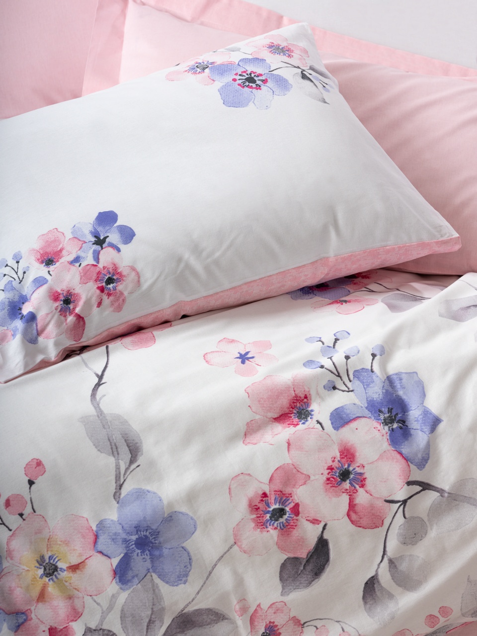 Lenjerie de pat 1 Persoana Model Jayda Pink - 1 | YEO