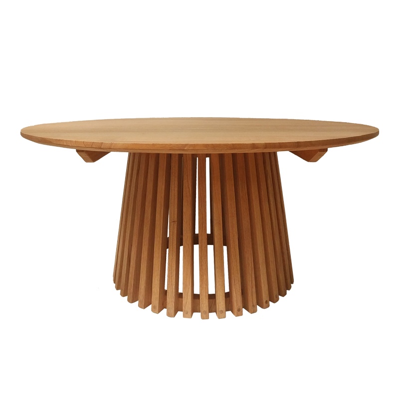 Masuta de Cafea Model Kenda, Natur, D100x45 cm - 1 | YEO