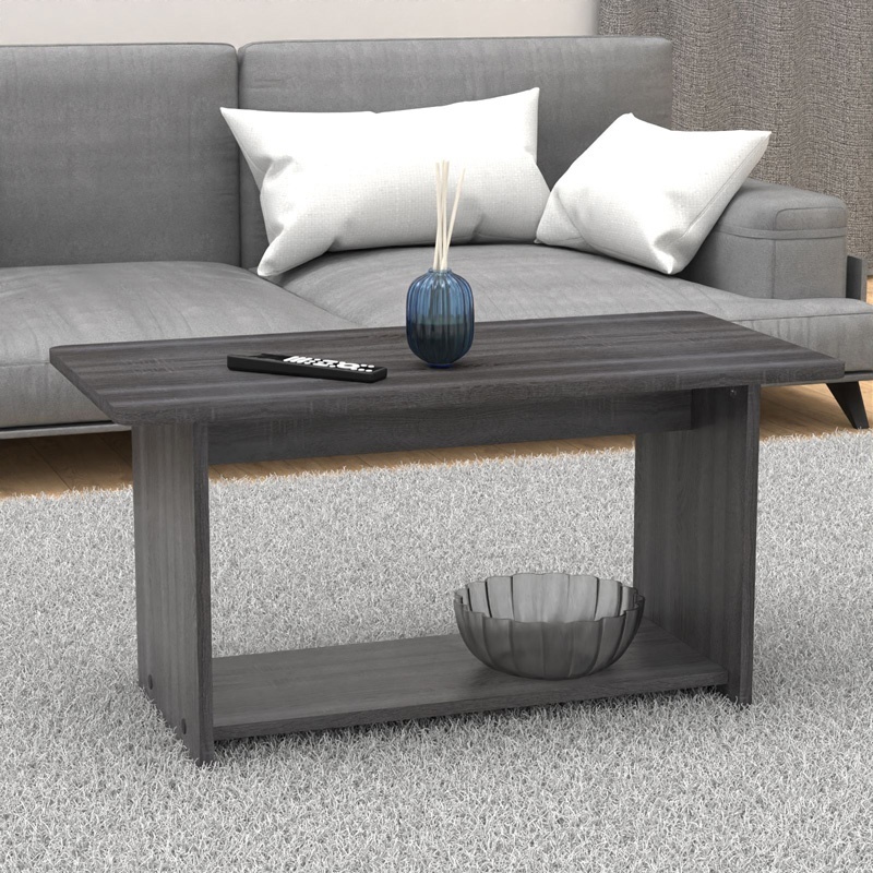 Masuta de Cafea Model Kumba, Antracit, 80x40x42 cm - 1 | YEO