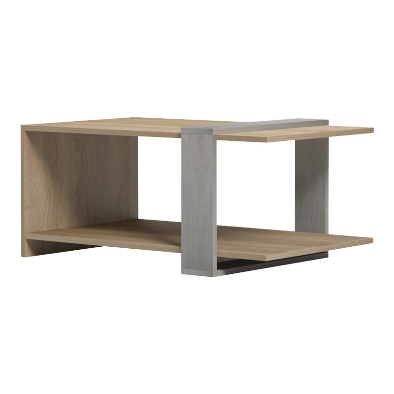 Masuta de Cafea Model Masasi, Stejar sonoma/Gri , 80x50x35 cm - 2 | YEO