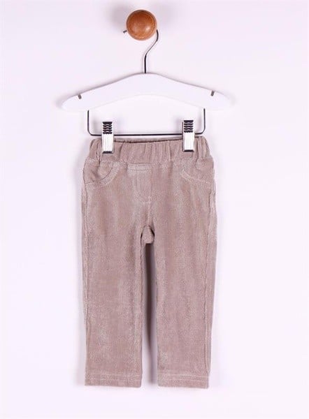 Pantaloni bebe tip Jeggings din velur Newness