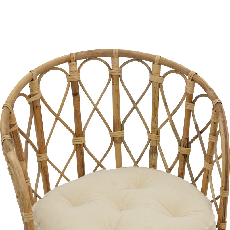 Scaun cu Brate Model Rostan, Natur, 55x47x81 cm - 4 | YEO