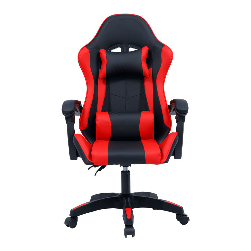 Scaun de gaming William piele ecologica negru - rosu - 3 | YEO