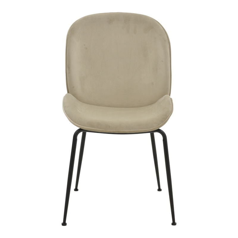 Scaun Model Adelaide, Bej/Negru, 47x64x88 cm - 3 | YEO