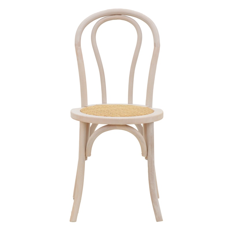 Scaun Model Azhel, Natur/Alb, 41x50x89 cm - 3 | YEO