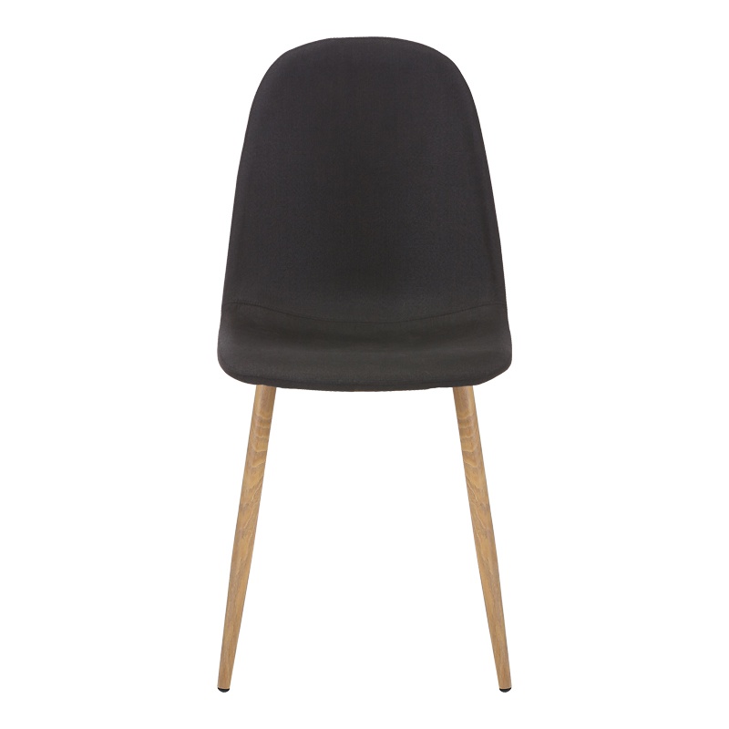 Scaun Model Bella, Antracit/Natur, 43x52x88 cm - 3 | YEO
