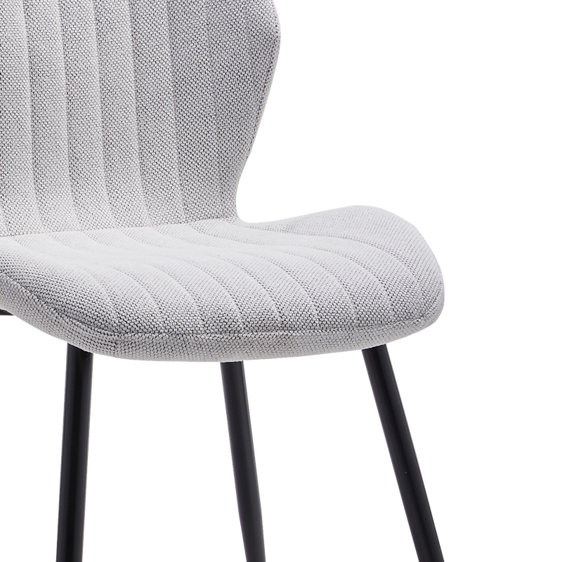 Scaun Model Fersity, Alb/Negru, 48x56.5x85.5 cm - 2 | YEO