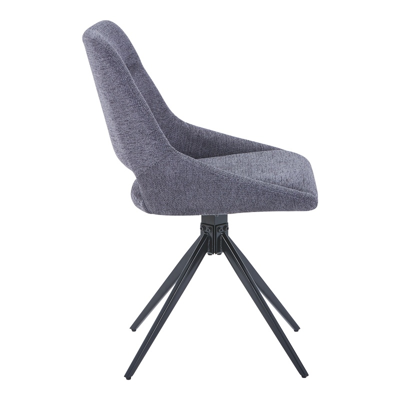 Scaun Model Luciano, Antracit/Negru, 52.5x54x85 cm - 1 | YEO
