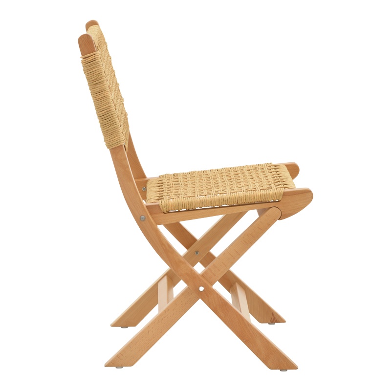 Scaun Model Xianju, Natur, 47x58x85 cm - 2 | YEO