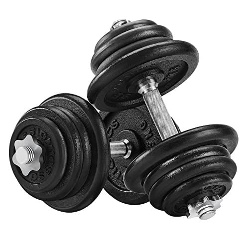 Set 2 gantere 2 x 15 kg, Songmics, Negru, 40x21.3x21.3 - 1 | YEO