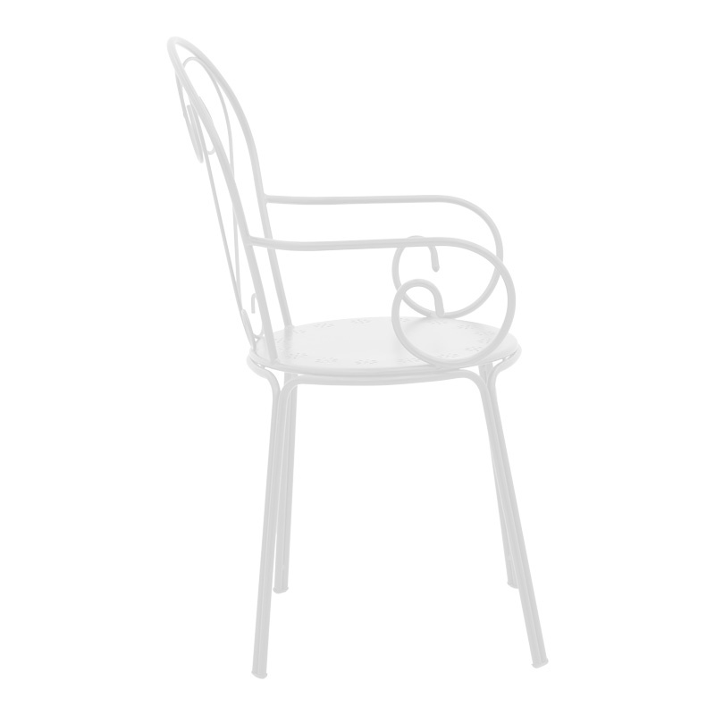 Set masă și scaune de exterior, 3 Piese, Model Monasty-Vergo, Alb - 3 | YEO
