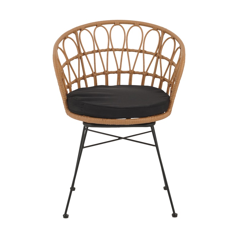 Set masă și scaune de exterior, 5 Piese, Model Thorio-Felicia, Antracit/Natural, 160x90x75 cm - 3 | YEO