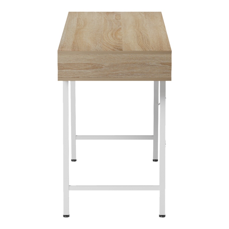 Birou Model Komo, Stejar sonoma/Alb, 120x48x76 cm - 4 | YEO