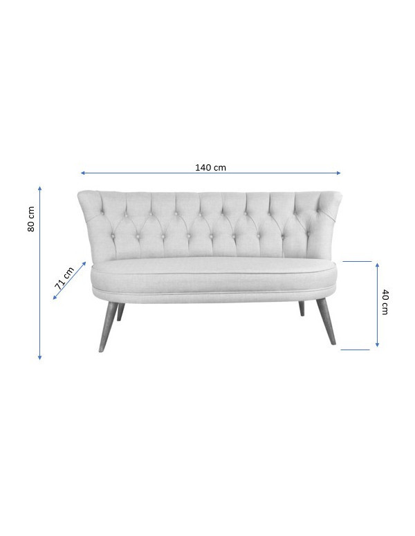 Canapea 2 Locuri Richland Loveseat Mov - 2 | YEO