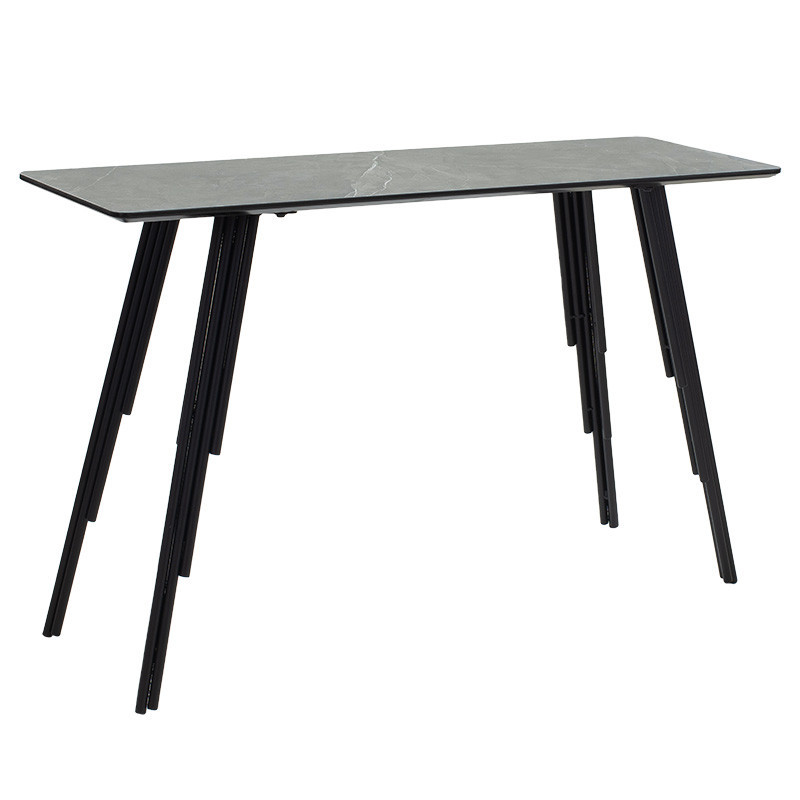 Consola Model Lifo, Gri inchis/Negru, 120x40x75 cm