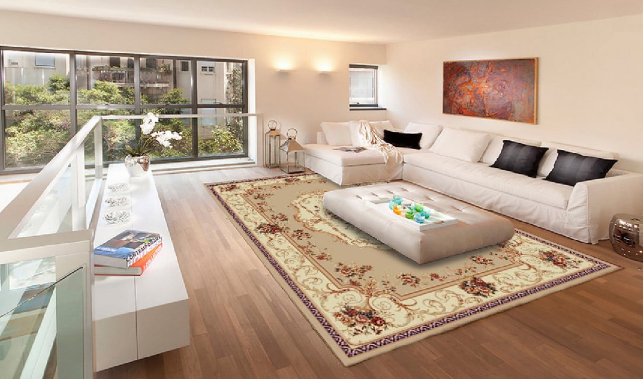 Nou Delta Covor Clasic Lotos, Bej / Crem, 80X150 cm