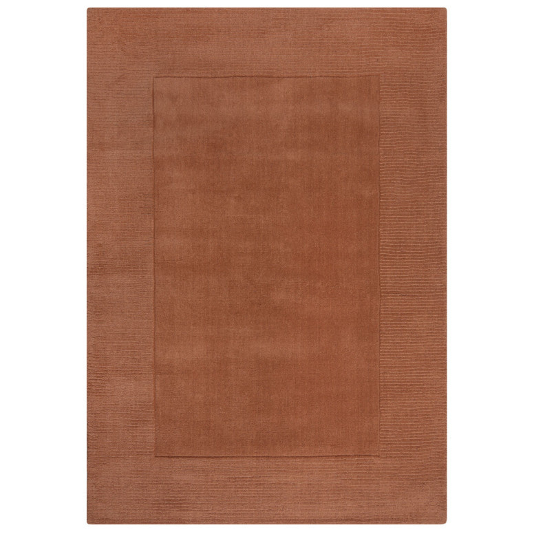 Covor Textured Wool Border Portocaliu 200X290 cm, Flair Rugs - 1 | YEO