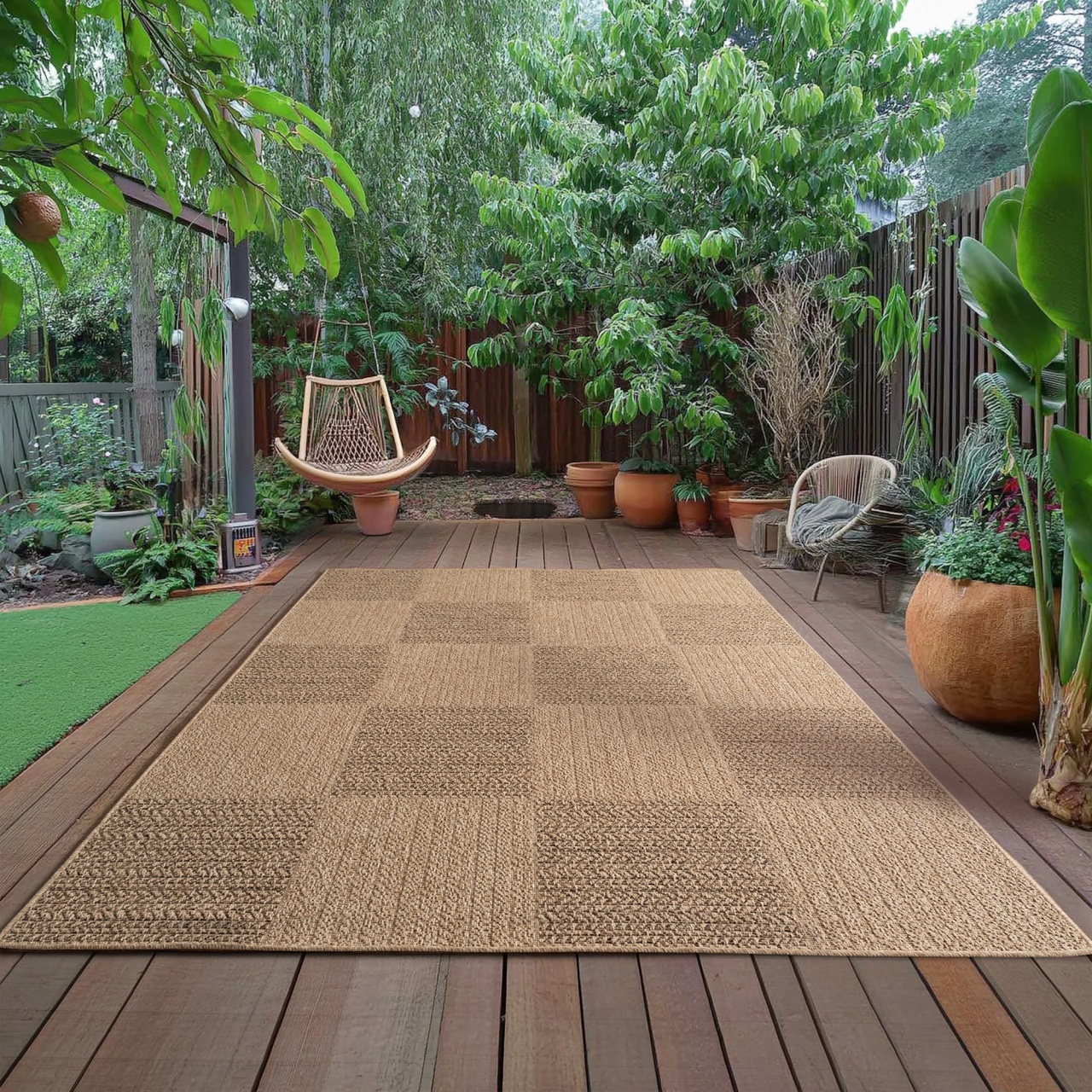 Covor Timber V5 Bej, 120 x 170cm