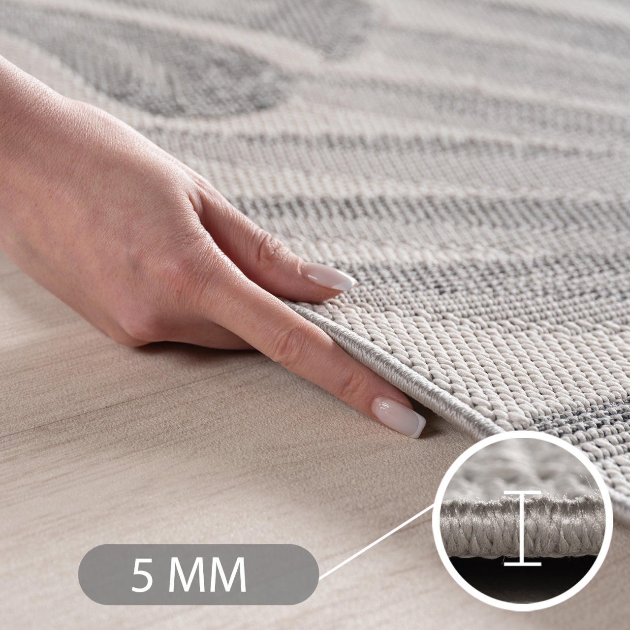 Covor traversa Desert V2 Gri, 80 x 250 cm - 2 | YEO