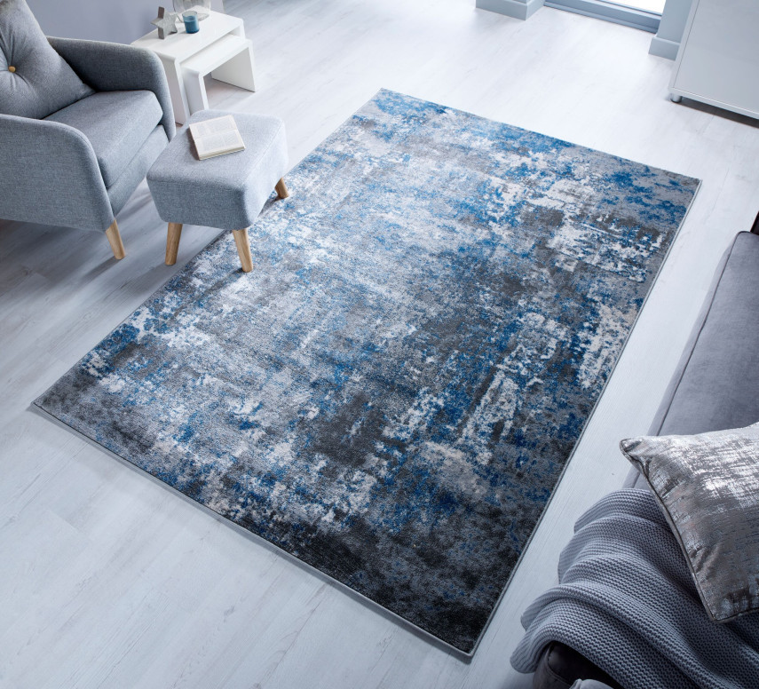 Covor Wonderlust Albastru/Gri 200X290 cm, Flair Rugs