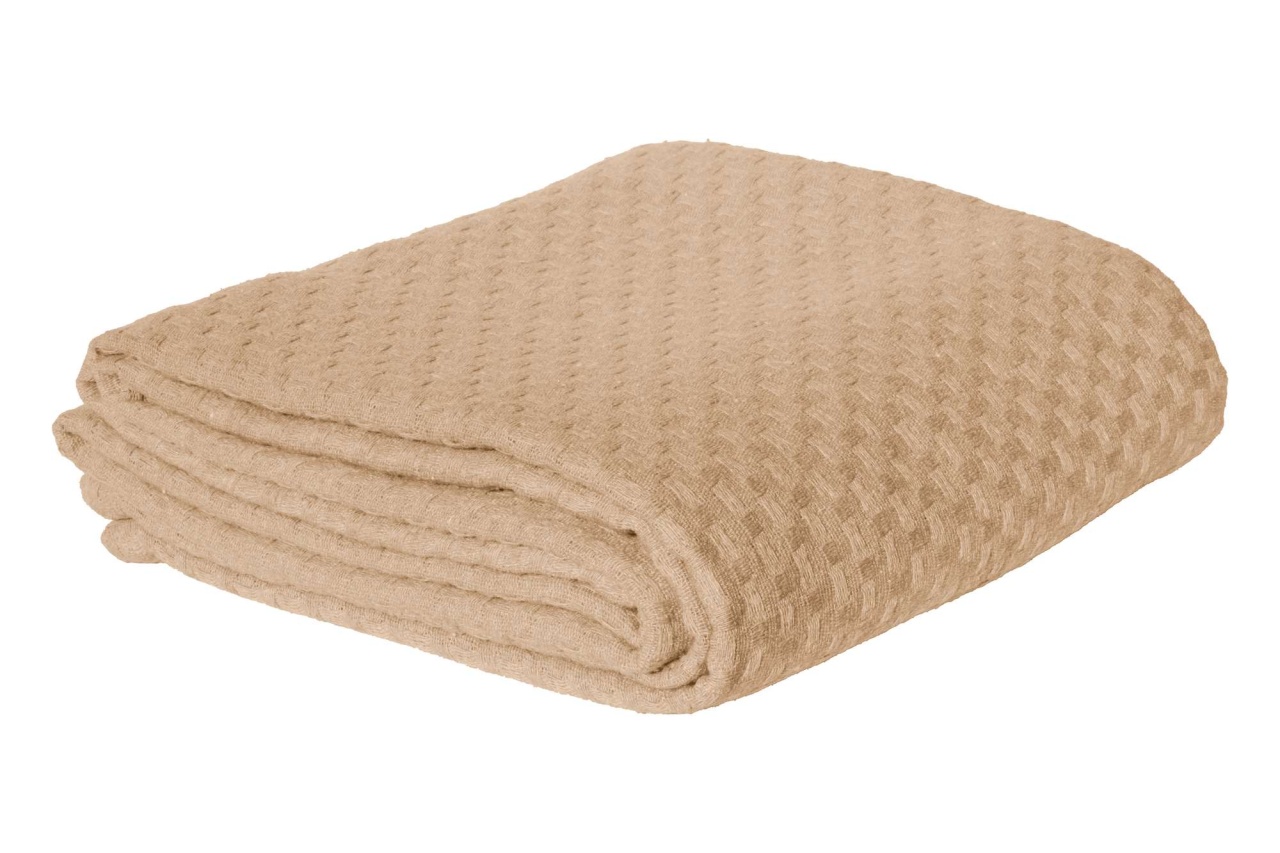 Cuvertura Pique pentru pat 1 Persoana Model Hasır Beige - 1 | YEO