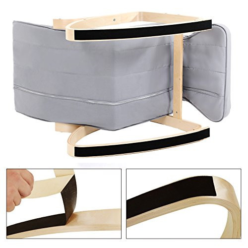 Fotoliu balansoar, Songmics, Gri, 67x125x91 cm