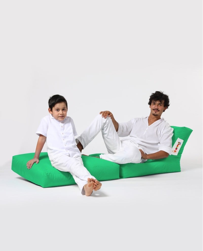 Fotoliu de Grădină tip Bean Bag Model Siesta, Verde