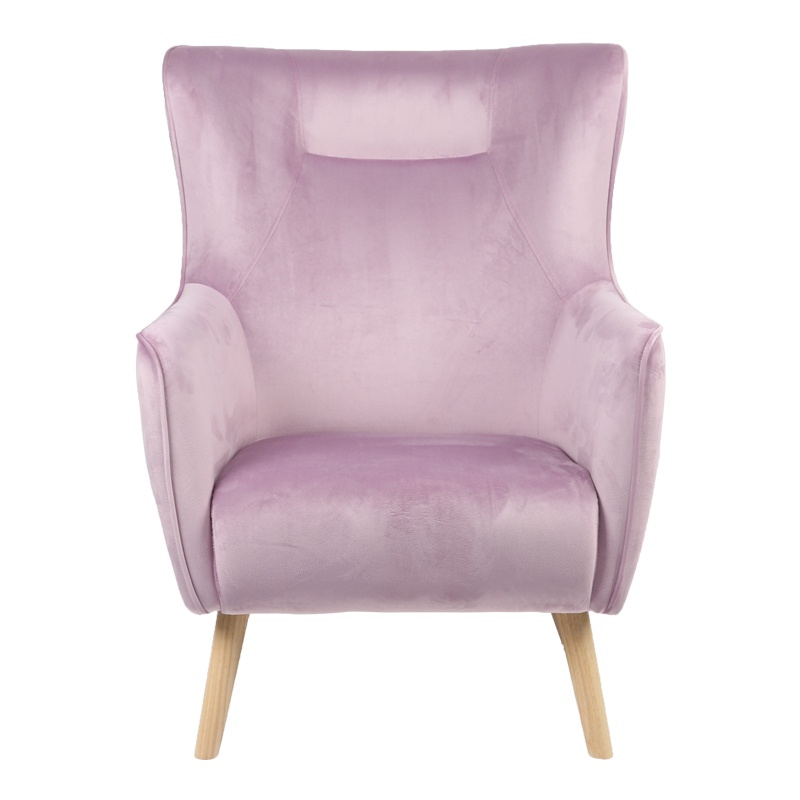 Fotoliu Model Insicive, Rose/Natur, 72x89x105 cm - 2 | YEO