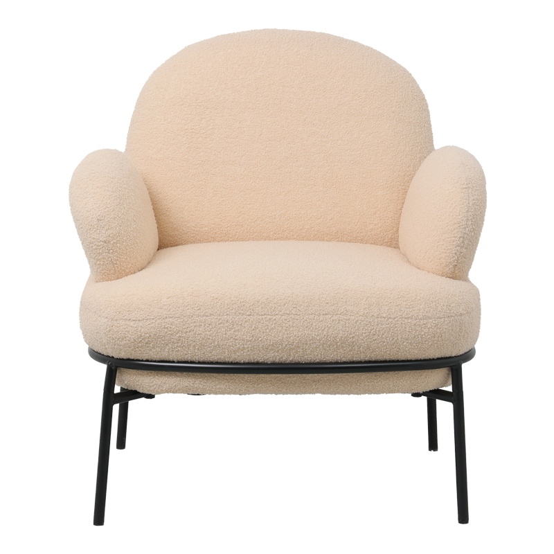 Fotoliu Model Jaycob, Bej/Negru, 74x71x83 cm - 2 | YEO