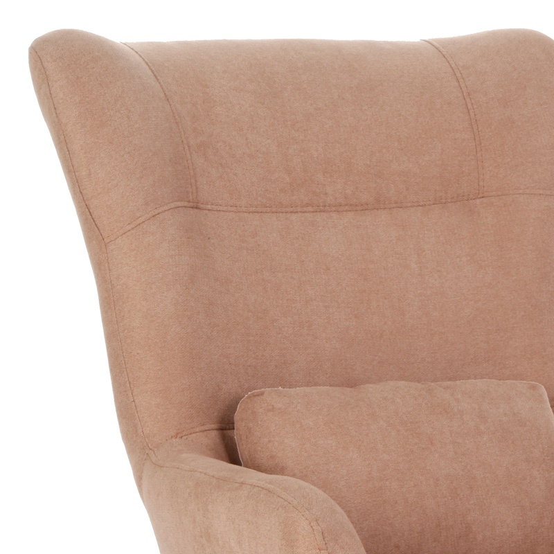 Fotoliu Model Rimbo, Rose/Negru, 66x81x102 cm - 2 | YEO