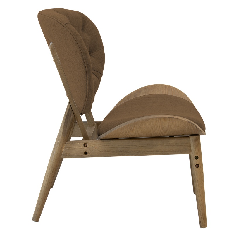 Fotoliu Model Udalle, Maro/Nuc, 77x70x82 cm - 3 | YEO