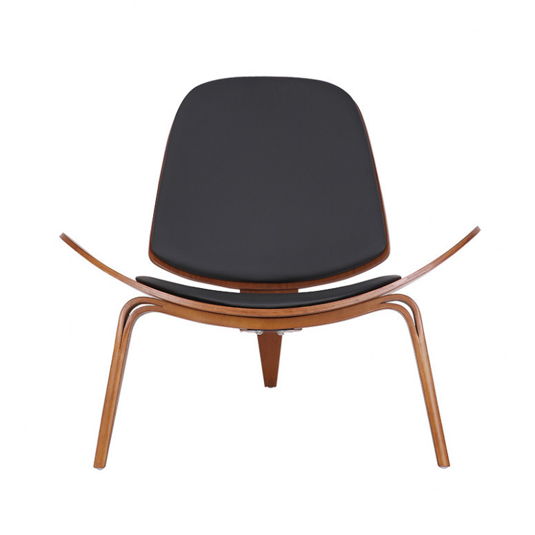 Fotoliu Vilma Negru - Walnut - 5 | YEO