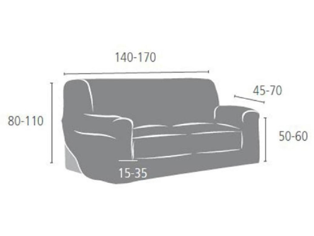 Husa Canapea cu Elastic, 2 Persoane, Ulises C11, 140-170 cm - 1 | YEO