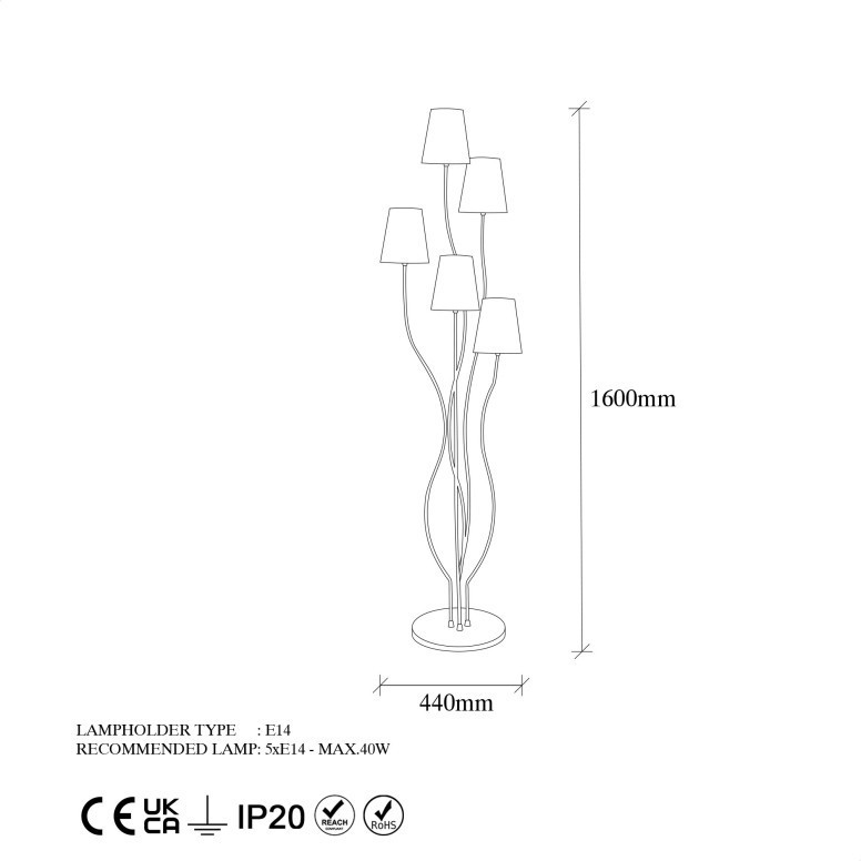 Lampadar Bonibon - 13238 Multicolor