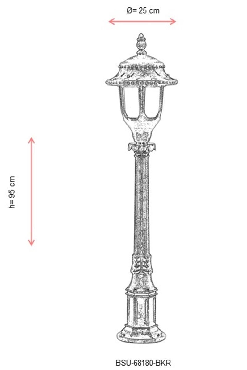 Lampadar de exterior 68180 Maro 95x25 cm