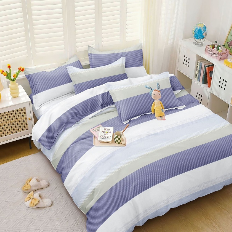 Lenjerie Bumbac Satinat 4 Piese Halina