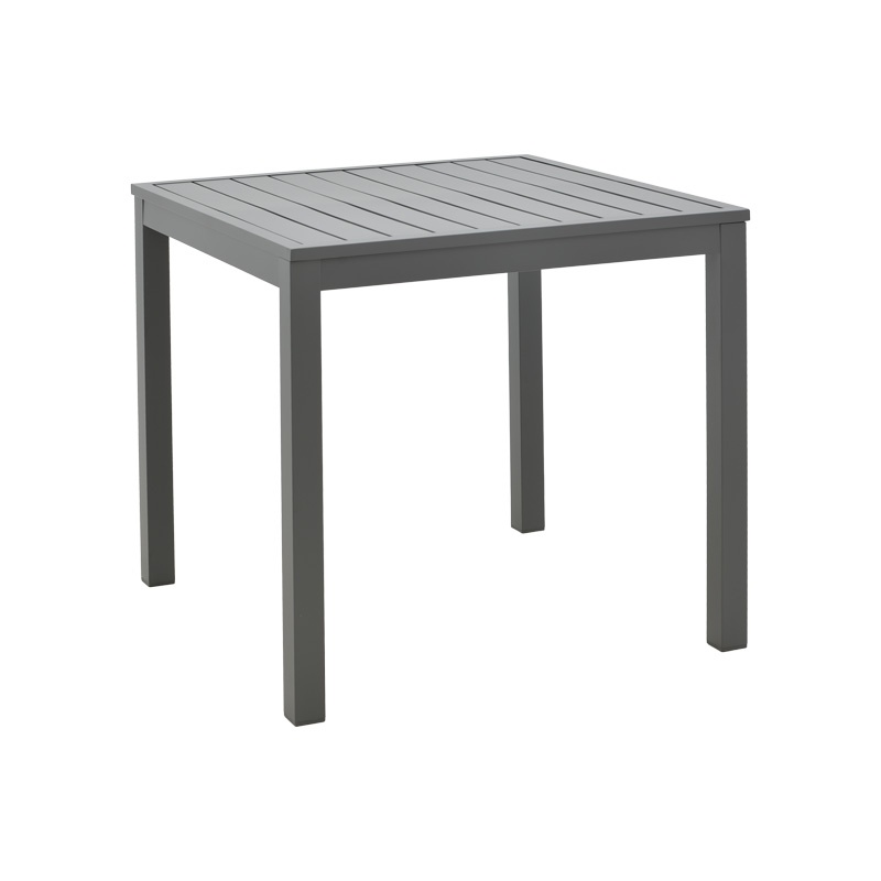 Masă de exterior din aluminiu Model Kliton, Antracit, 45x45x41 cm