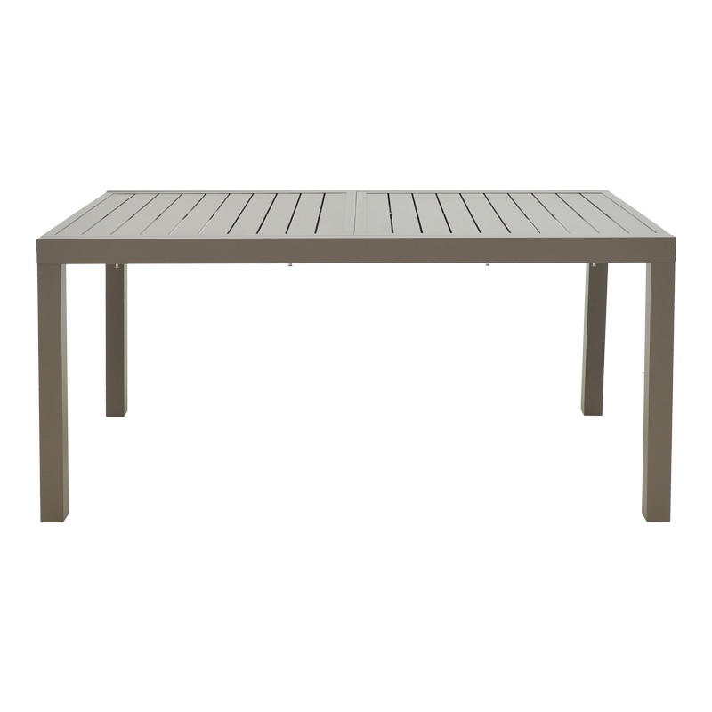 Masă de exterior din aluminiu Model Lafla, Champagne, 160-240x100x75 cm - 2 | YEO