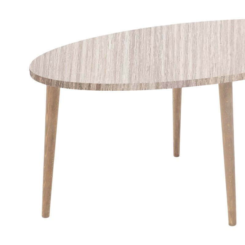 Masuta de Cafea Model Barton, Natur/Nuc, 90x45x40 cm - 3 | YEO