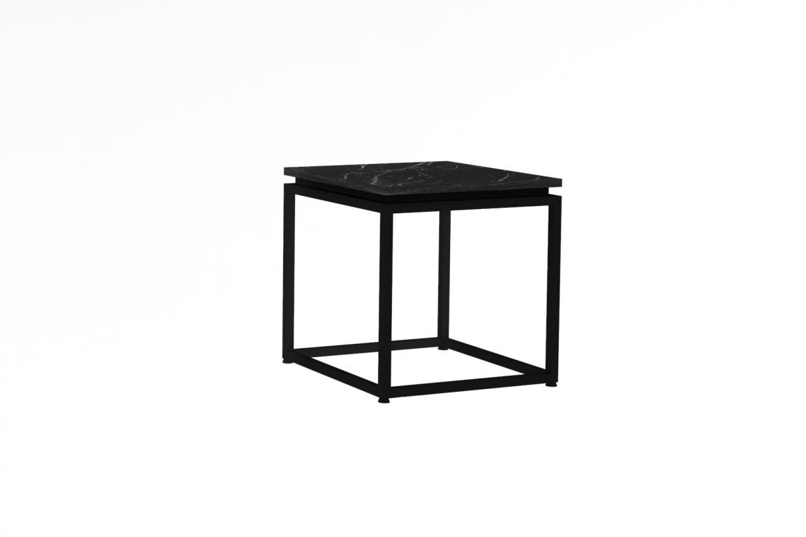 Masuta de Cafea Model Felicity, 45x45x45.5 cm, Negru - 2 | YEO