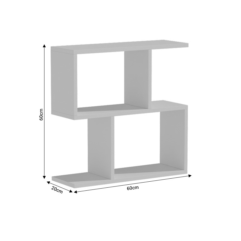 Masuta de Cafea Model Kora, Stejar sonoma, 60x20x60 cm - 3 | YEO