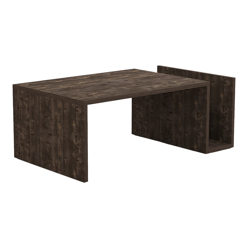 Masuta de Cafea Model Poko, Nuc inchis, 86.8x50x32.4 cm