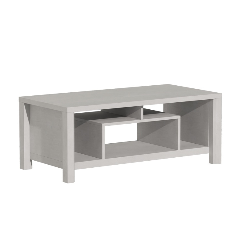 Masuta de Cafea Model Tracy, Gri/Alb, 120x60x48.5 cm
