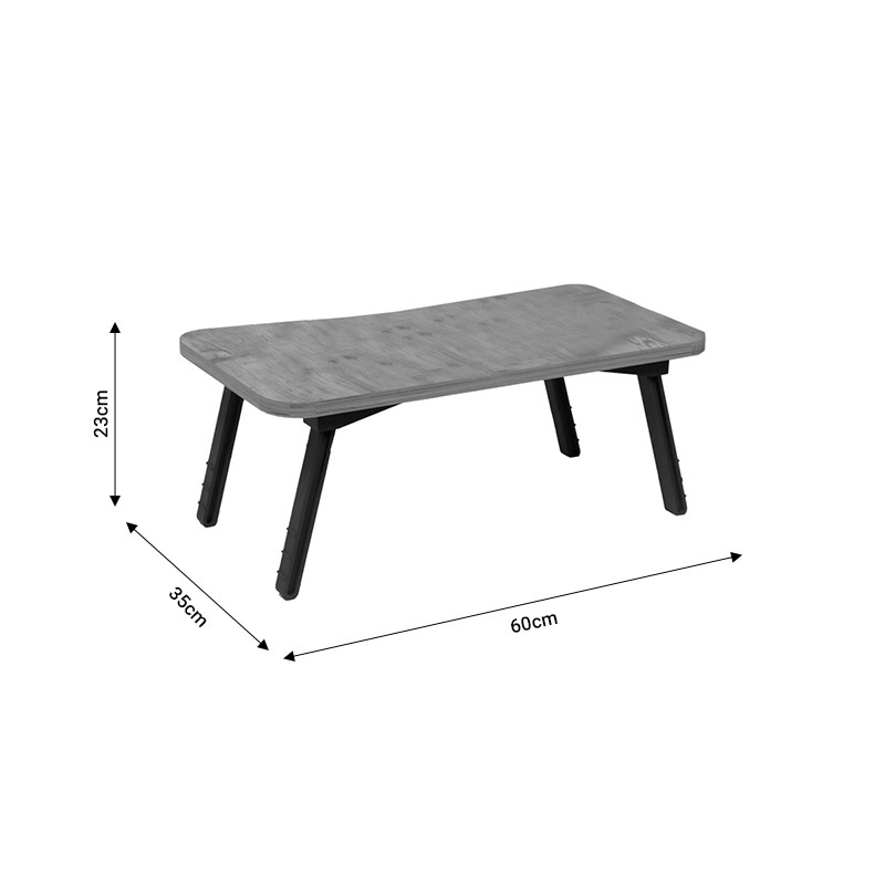 Masuta de laptop Model Rahe, Antracit, 60x35x23 cm - 2 | YEO