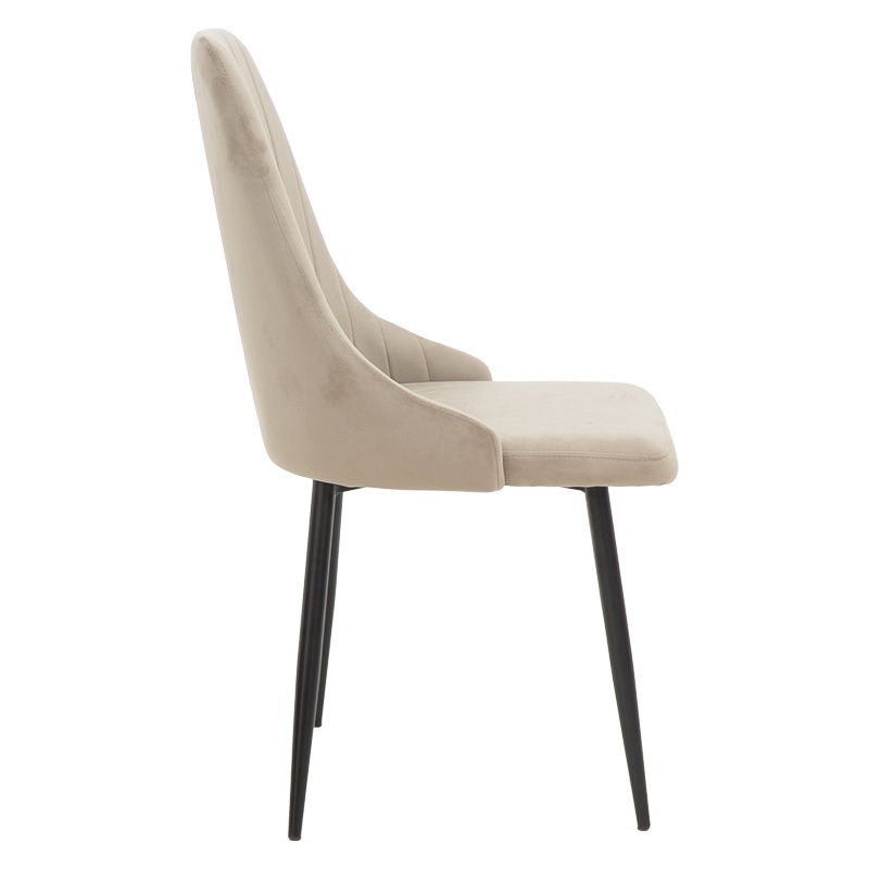 Scaun Azori, gri-bej/negru, 49x55x85 cm - 3