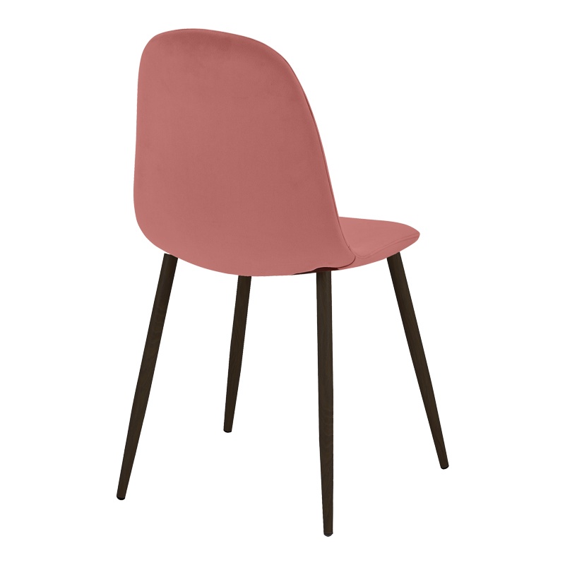 Scaun Bella, rotten apple/negru, 43.5x52x89 cm - 2