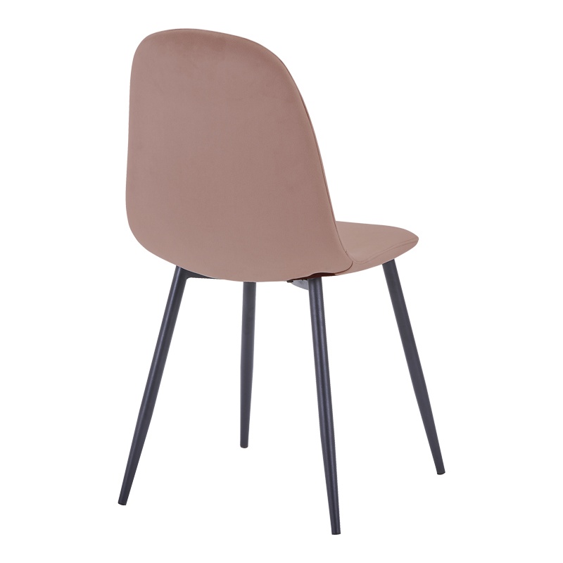 Scaun Model Bella, Rose/Negru, 43x52x88 cm - 1 | YEO